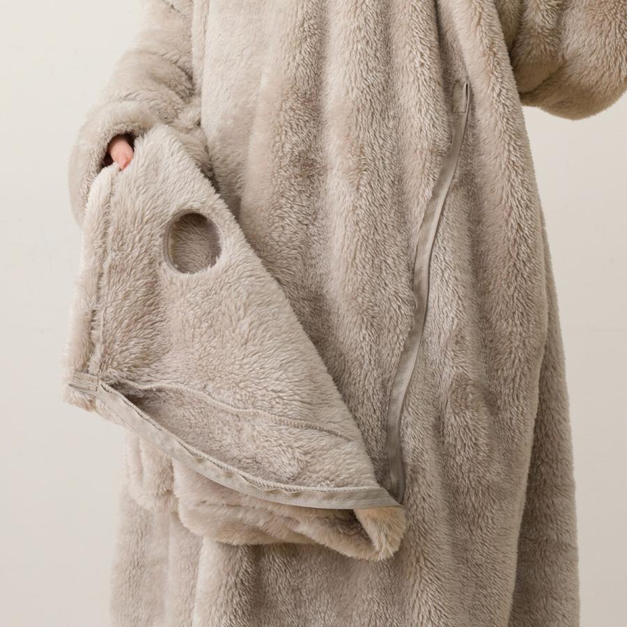 新品未使用着る毛布 にゃんぽけ Nウォーム グレー ニトリ デコホーム 新品未使用着る毛布 にゃんぽけ Nウォーム グレー ニトリ