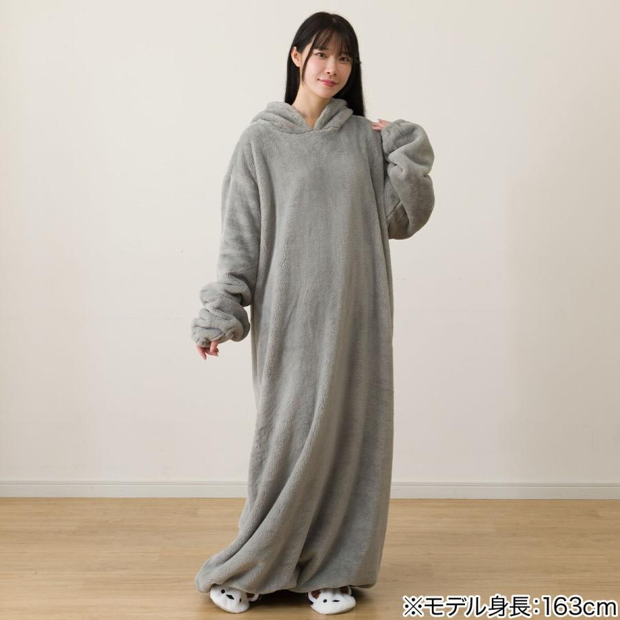 ニトリ（NITORI） 着る毛布(NウォームWSP CICAグレー140丈 KK16