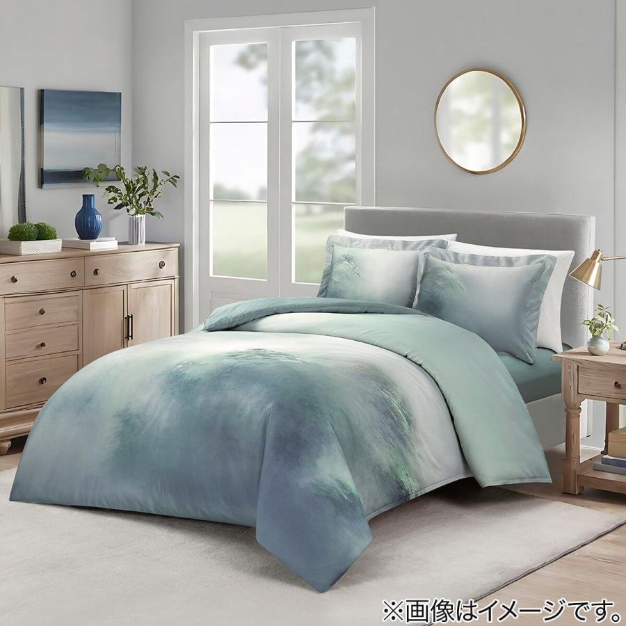ニトリ（NITORI） 高密度サテン まくらカバー(PR02ステッチ グリーン