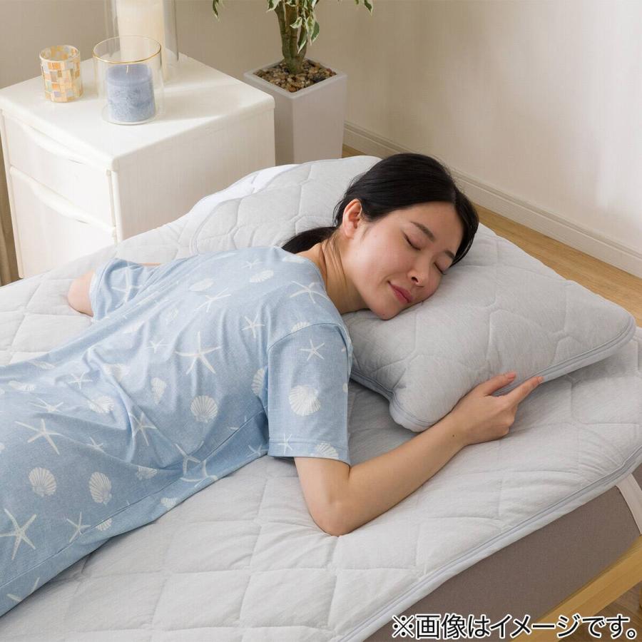 ニトリ（NITORI） 敷きパッド ダブル 冷感 リバーシブル 両面使える