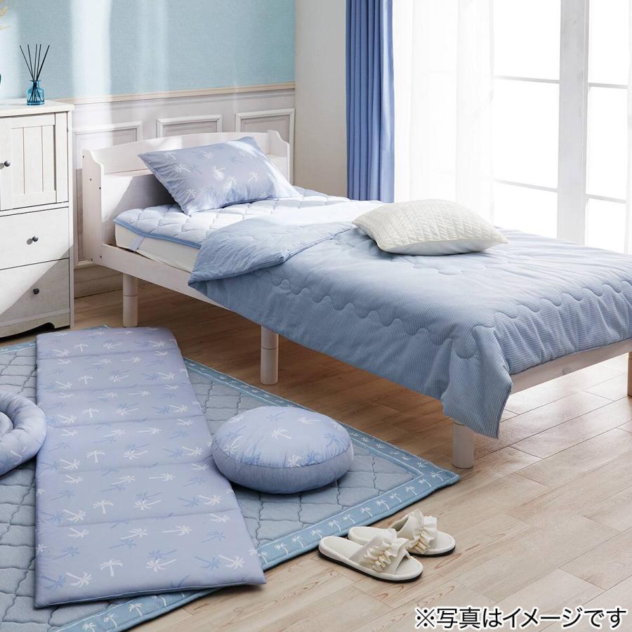 ニトリ（NITORI） 両面使える 敷パッド セミダブル( Nクール ブルー