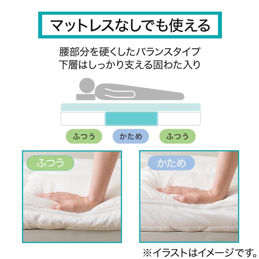 ニトリ　 カバーが洗えるボリューム敷布団　 セミダブルサイズ カバーが洗えるボリューム敷布団 セミダブル(SD F2209) | ニトリネット