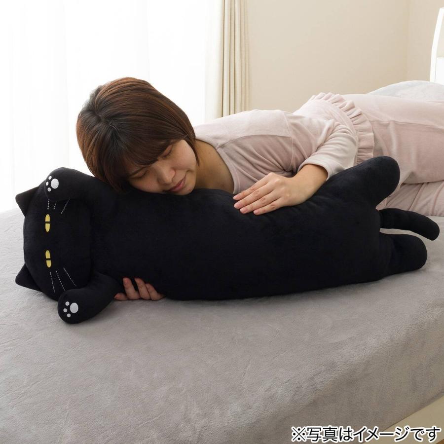 ニトリ（NITORI） 枕 まくら 抱き枕 デコネコ(ブラック T01