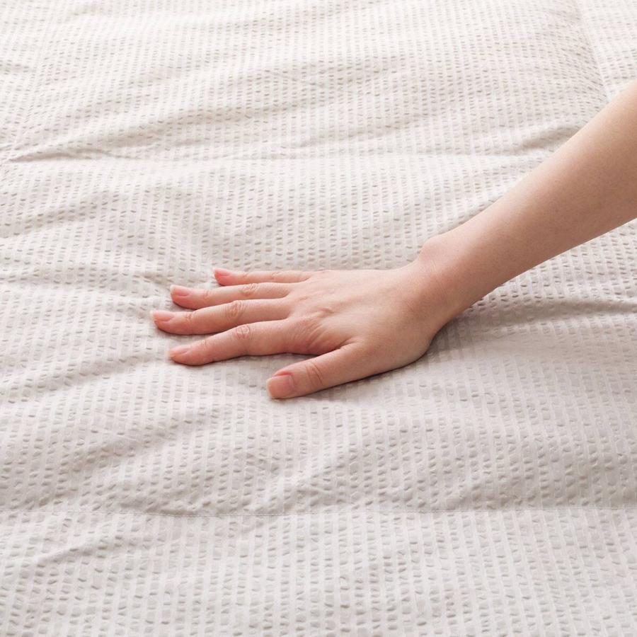 ニトリ（NITORI） 掛け布団 布団 つぶ綿入りダウンケット 洗える 乾燥