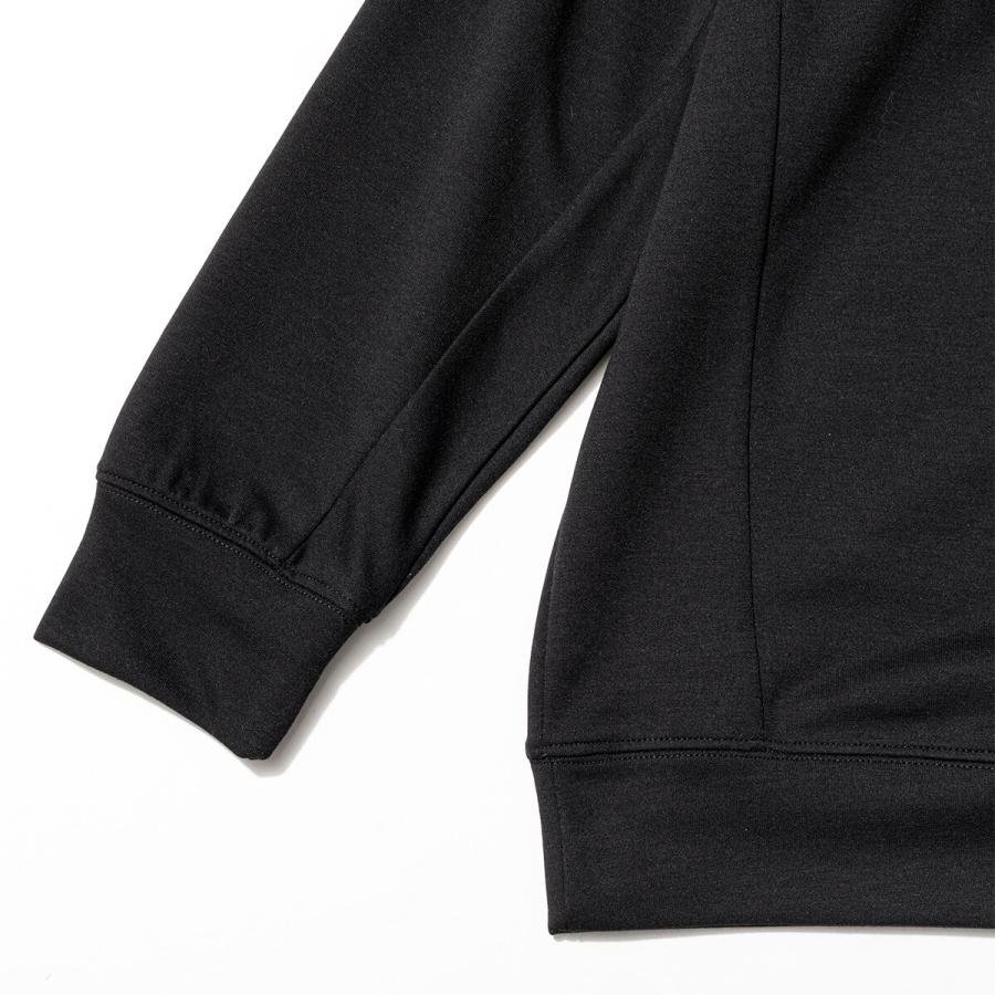 インヴェル リカバリーウェア 長袖ジップシャツ ブラック　Ｌサイズ 限定品限定色 ニトリ（NITORI） WOMENS 着るだけで疲労回復リカバリーウェア 長袖T