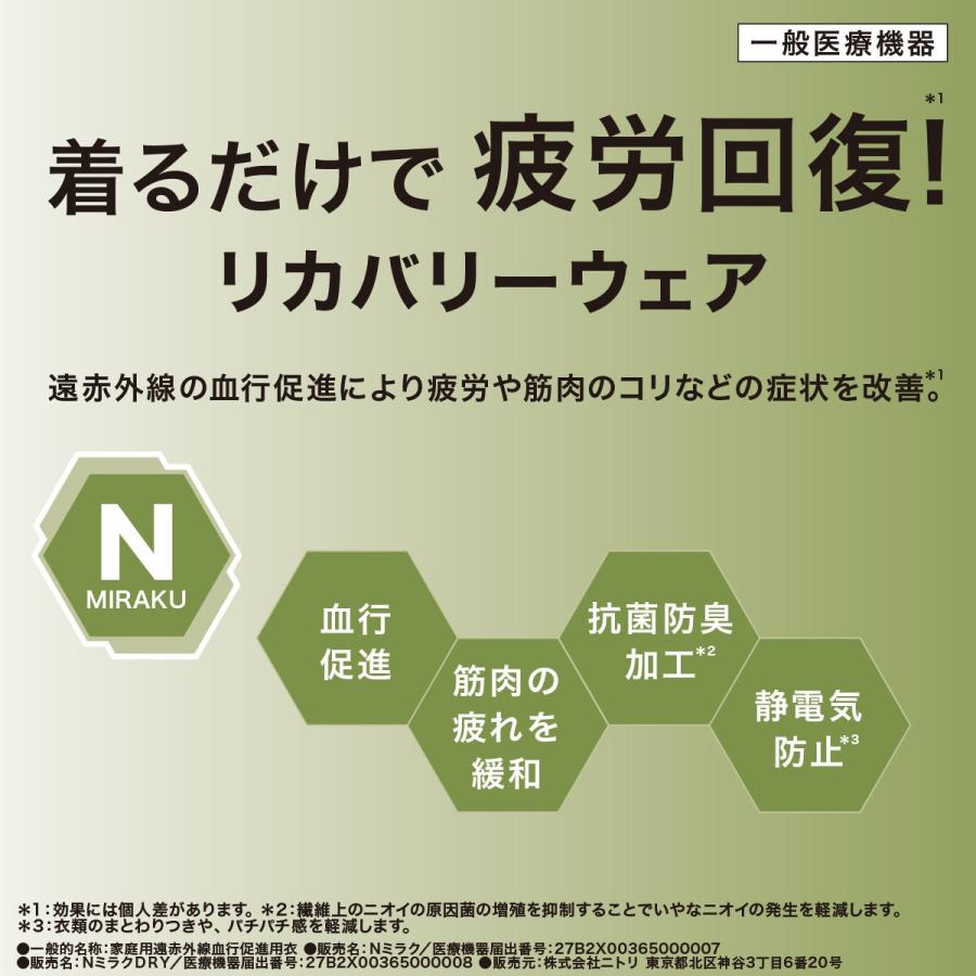 ニトリ（NITORI） WOMENS 着るだけで疲労回復リカバリーウェア