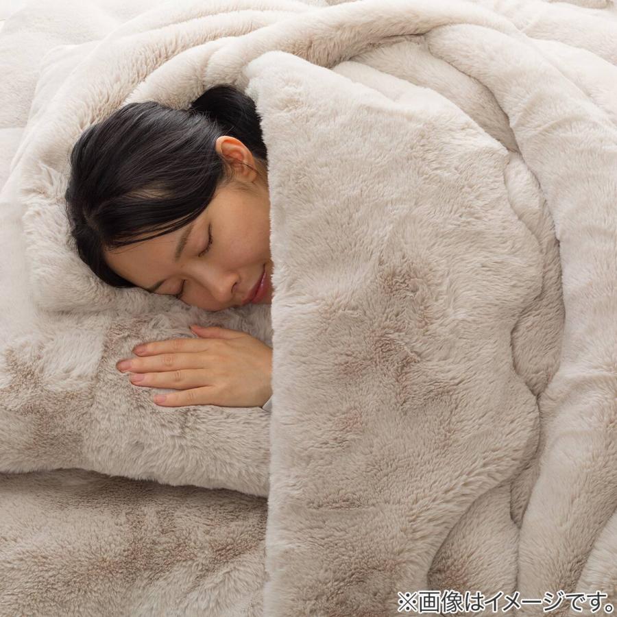 ニトリ（NITORI） 2枚合わせ毛布 シングル(ウルトララビットタッチ