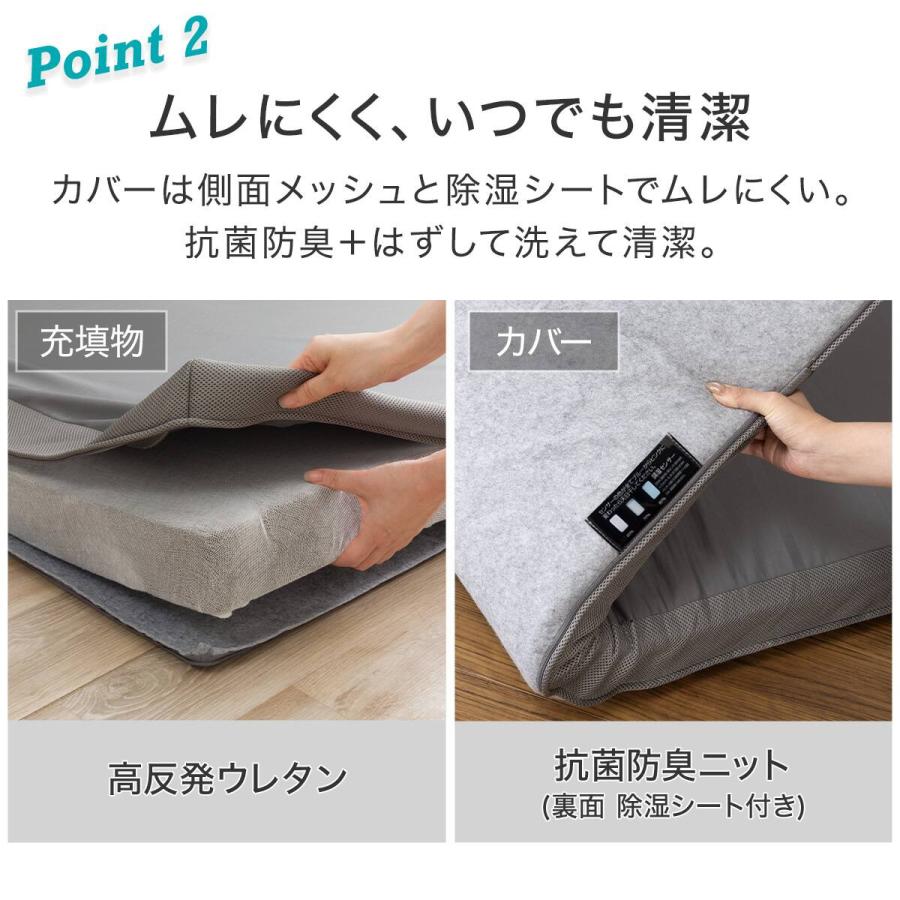 プレミアサポート　セミダブル　高反発　敷ふとん ニトリ（NITORI） 高反発&除湿 プレミアサポート 敷布団 セミダブル