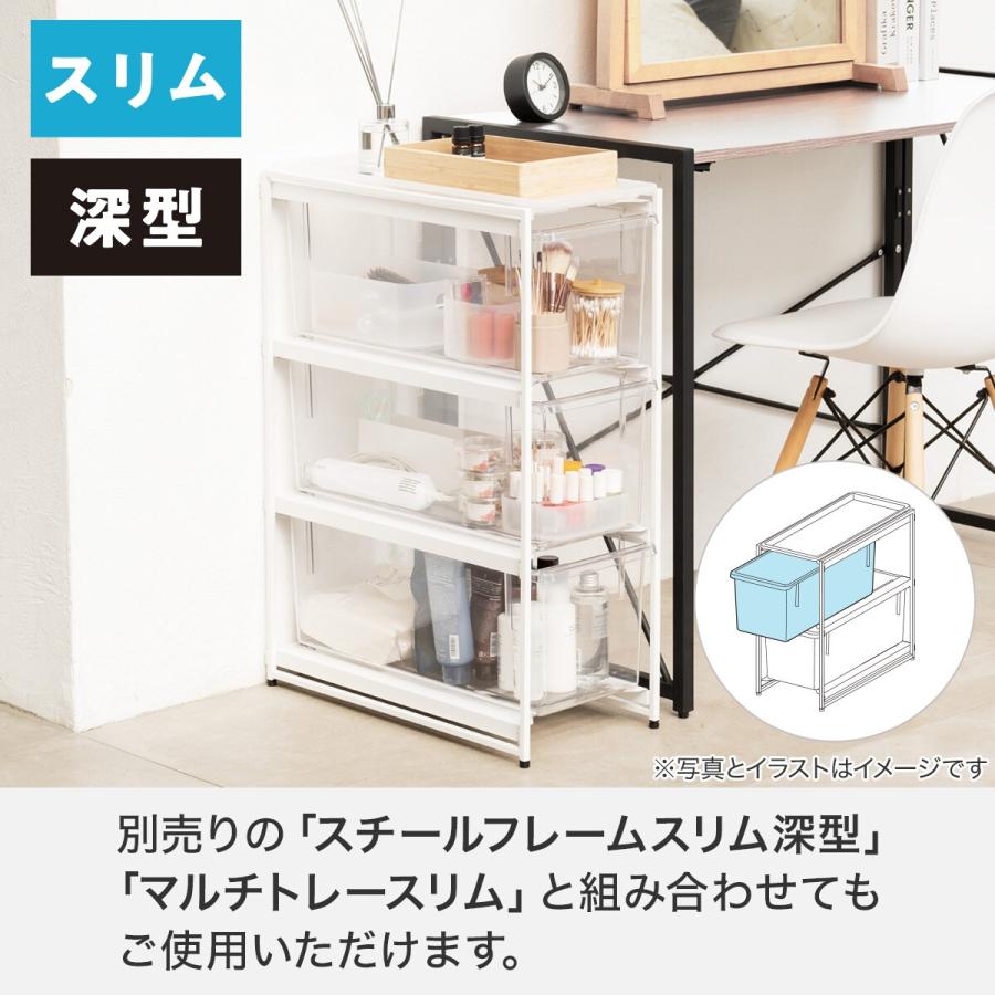 ニトリ（NITORI） クリア収納 ボックス (スリム深型) : ニトリ Yahoo