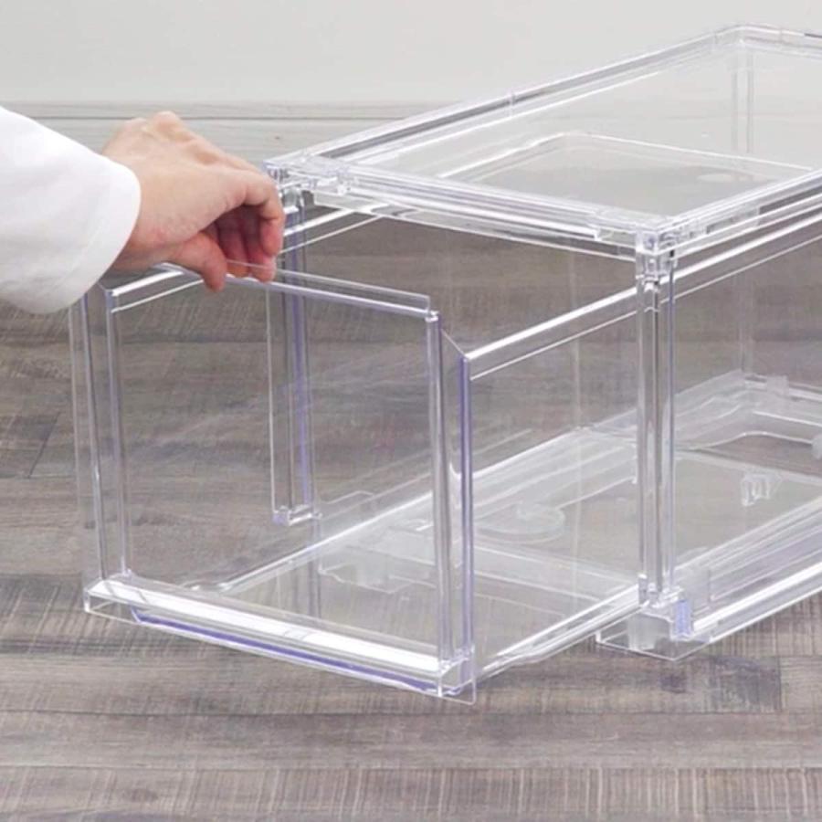 プラスチックケース 収納ケース 12個まとめて Amazon.co.jp: Simply Tidy 12インチ x 12インチ プラスチック