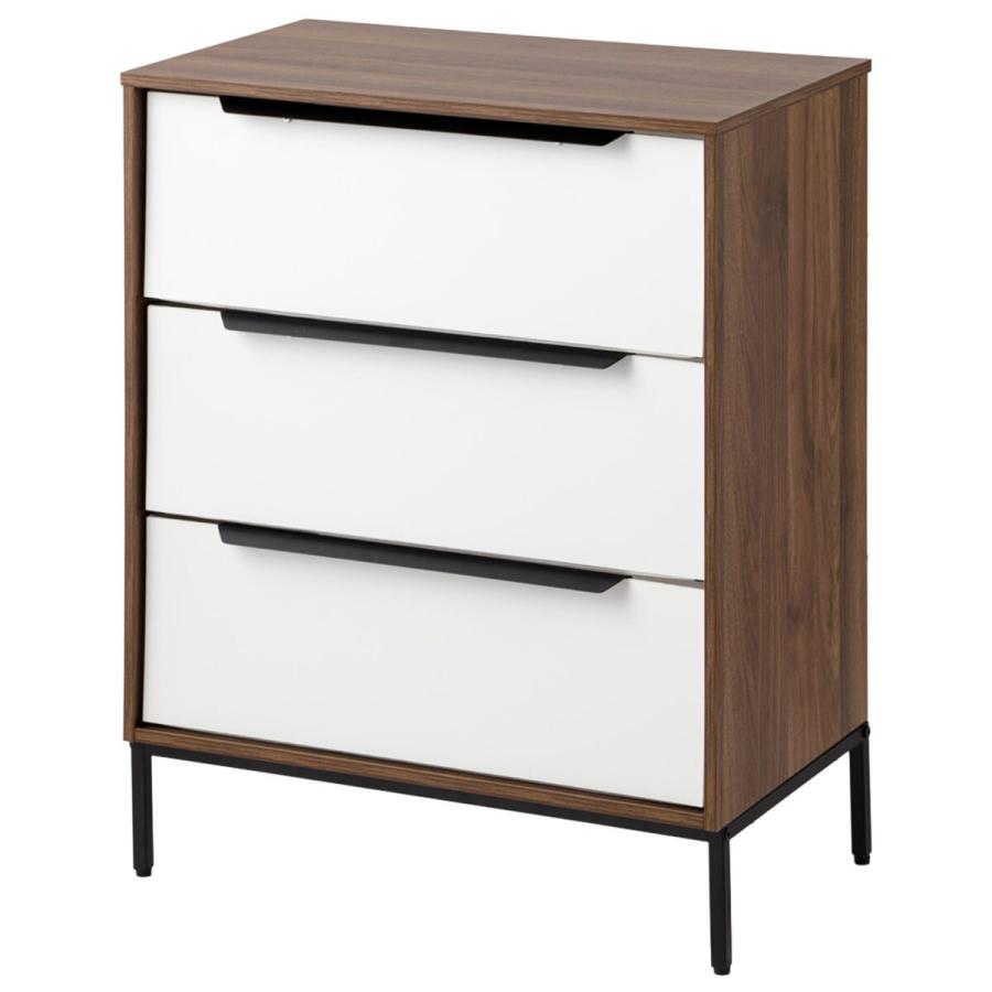 ニトリ 掃除がしやすい脚付きチェスト 3段(QS2g01) : ニトリ