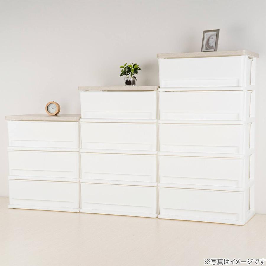 チェスト 5段 エナメル調 幅80×奥行42×高108㎝ ホワイト ニトリ 衣類収納 タンス 箪笥 苫小牧西店 ニトリ（NITORI） ハイチェスト(エレアK 80 WH 5段) : ニトリ Yahoo!店