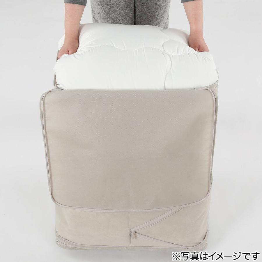ニトリ（NITORI） 高さが変わる布団収納袋(L ライトモカ) デコホーム