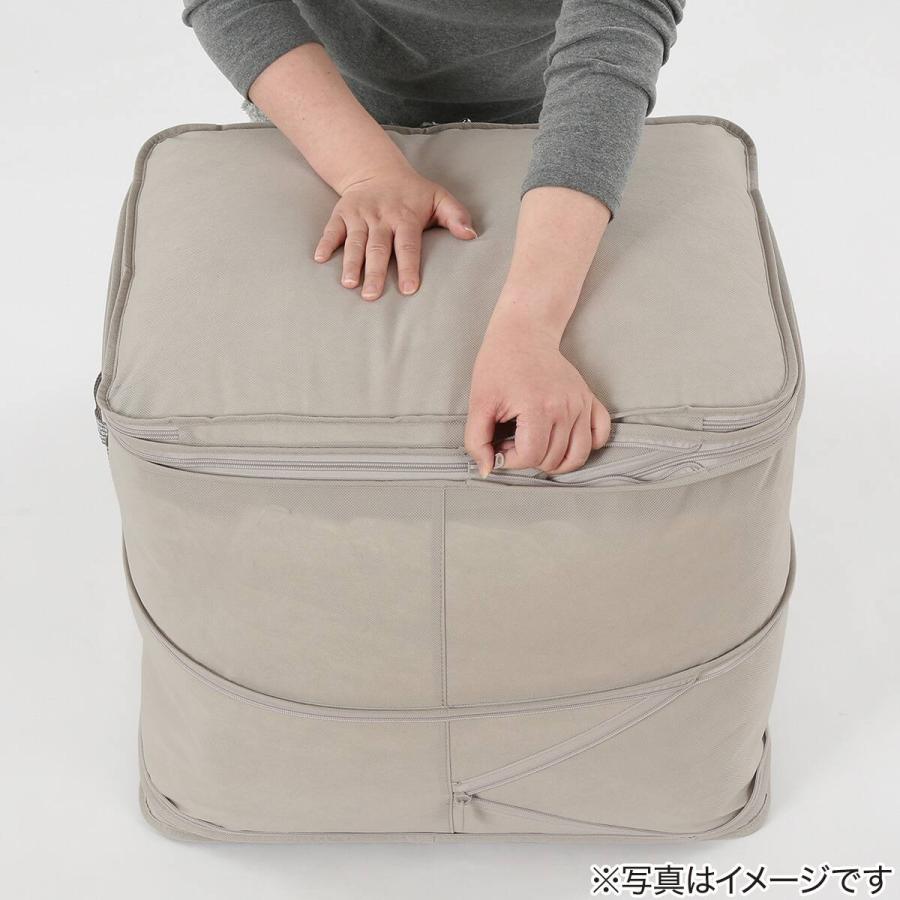 ニトリ（NITORI） 高さが変わる布団収納袋(L ライトモカ) デコホーム