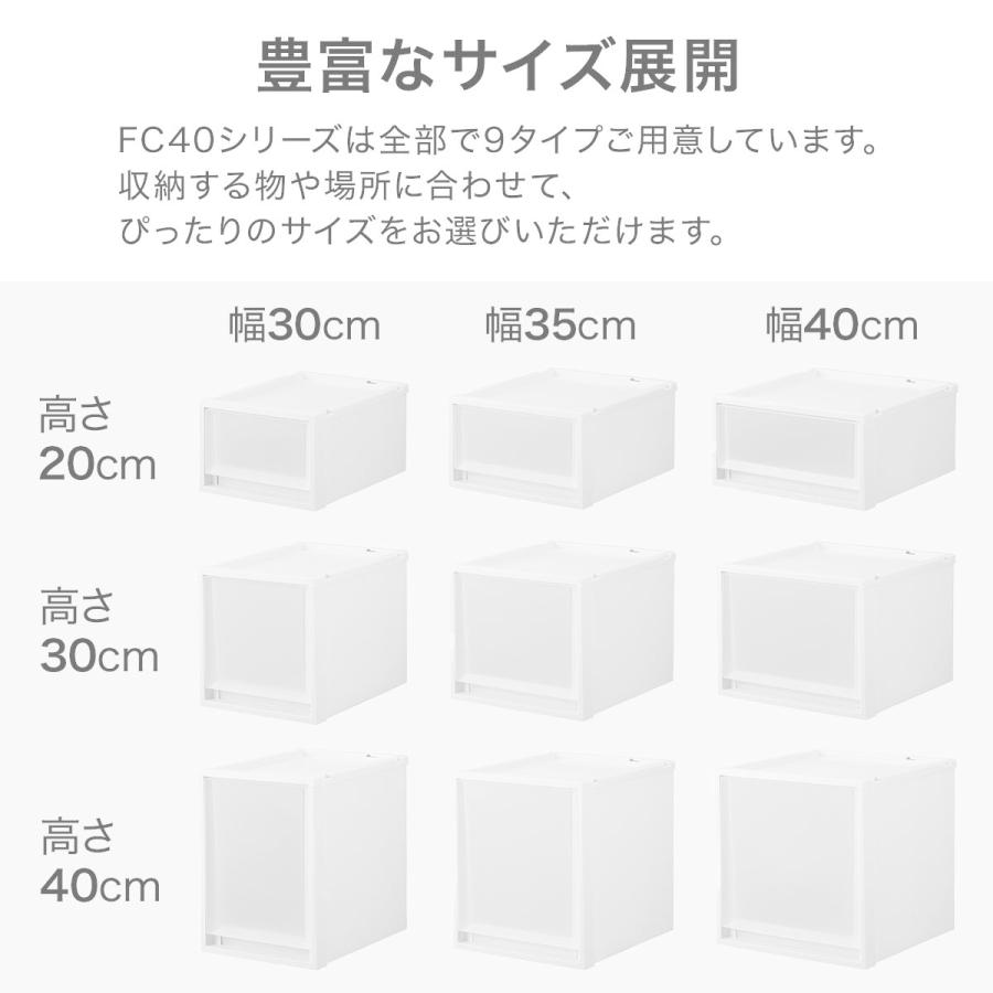 ニトリ（NITORI） 収納ケース フィッツケース奥行40cm(幅40×高さ30cm