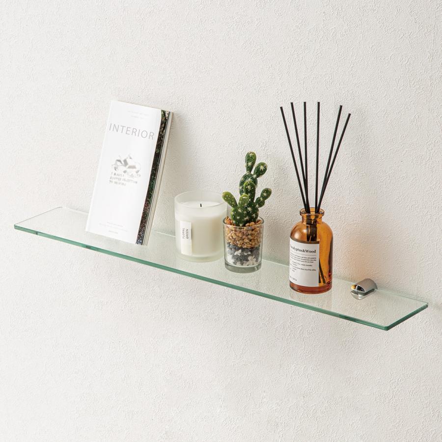 ニトリ（NITORI） ガラスウォールシェルフ 60 (DU) : ニトリ Yahoo!店