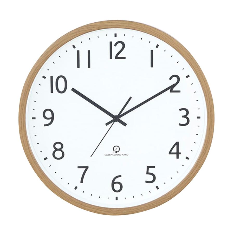 ☆期間限定価格☆ 新品　掛時計 ニトリ（NITORI） 静音秒針 掛け時計 直径40cm (SW ナチュラル 003FR