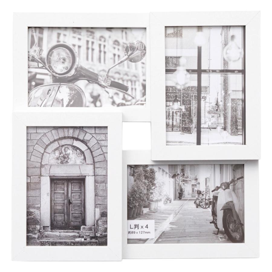 ニトリ（NITORI） 4面フォトフレーム(ホワイト IT11) : ニトリ Yahoo