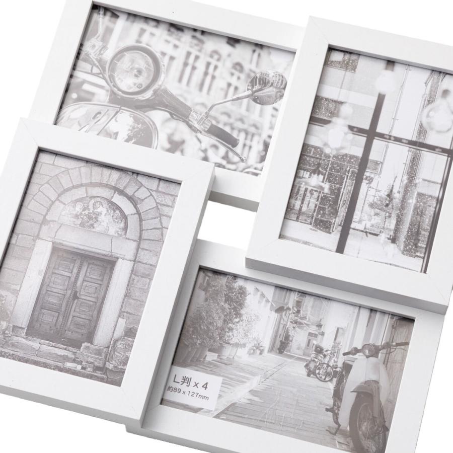 ニトリ（NITORI） 4面フォトフレーム(ホワイト IT11) : ニトリ Yahoo