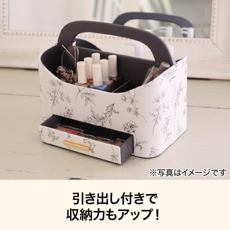 ニトリ（NITORI） キャリーボックスL 引き出し付き ラインアート柄