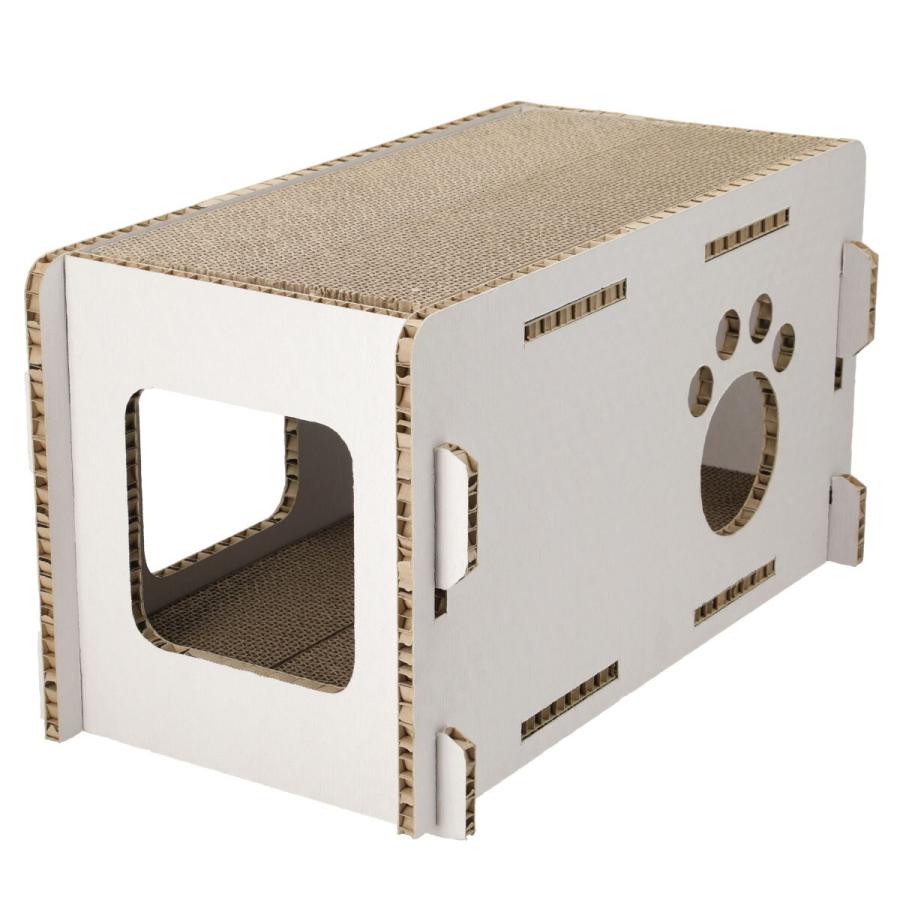 ニトリ（NITORI） 爪とぎハウス BOX (ホワイトウォッシュ) : ニトリ