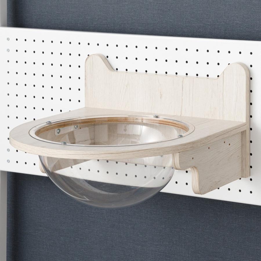 ニトリ（NITORI） 壁面キャットウォーク クボミ (ホワイトウォッシュ