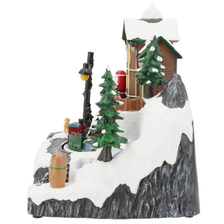 エネスコ　雪山と家のオルゴール 列車付き ニトリ（NITORI） USB LEDオルゴール トレインB(n5GH) : ニトリ Yahoo