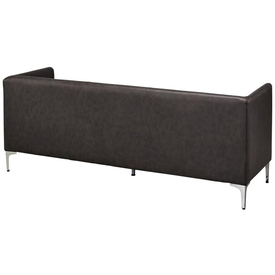 ニトリ 3人用合皮ソファ(KSH301 NP#6 DGY) : ニトリ Yahoo!店