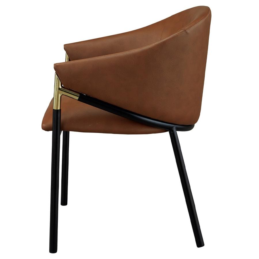 ニトリ（NITORI） スチール脚チェア(YB2350 NP#2 キャメル) : ニトリ