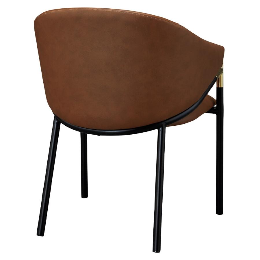 ニトリ（NITORI） スチール脚チェア(YB2350 NP#2 キャメル) : ニトリ