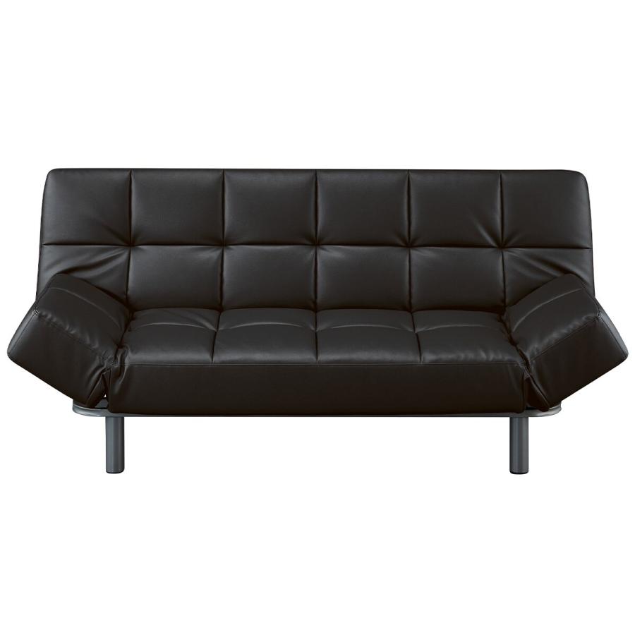 【ナナさん専用】ニトリ　ソファーベッド（黒） ニトリ（NITORI） セパレートタイプソファベッド（GC232 BK） 2人掛け