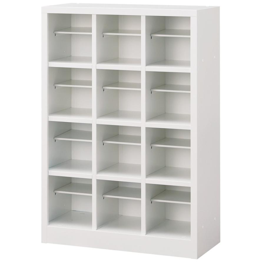 ニトリ（NITORI） オープンシューズボックス(12人用 TSSB-12P-34T 3列4