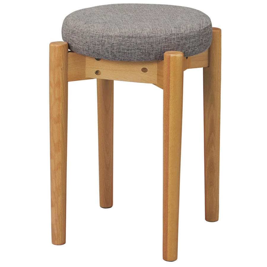 ニトリ（NITORI） 木製スツール(RM-401 布#63 GY) : ニトリ Yahoo!店