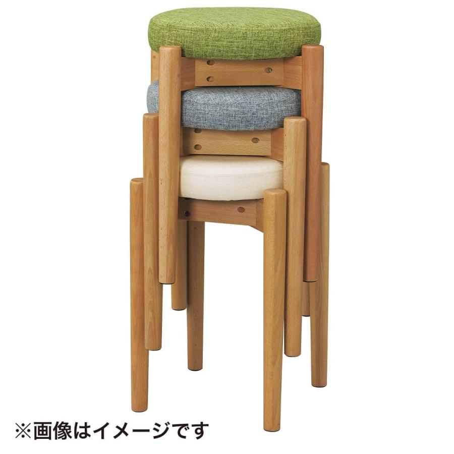 ニトリ（NITORI） 木製スツール(RM-401 布#63 GY) : ニトリ Yahoo!店