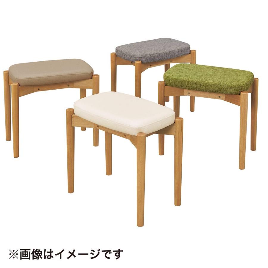 ニトリ（NITORI） 木製スツール(RM-401 スクエア Gシルク#5 IV