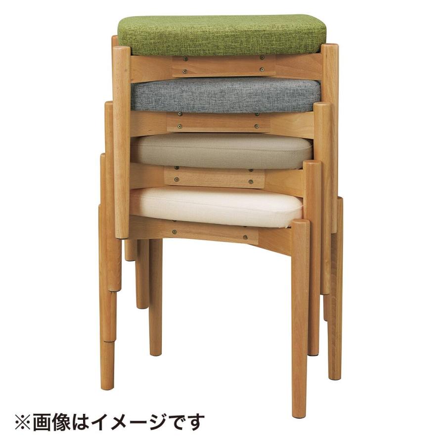 ニトリ（NITORI） 木製スツール(RM-401 スクエア Gシルク#5 IV