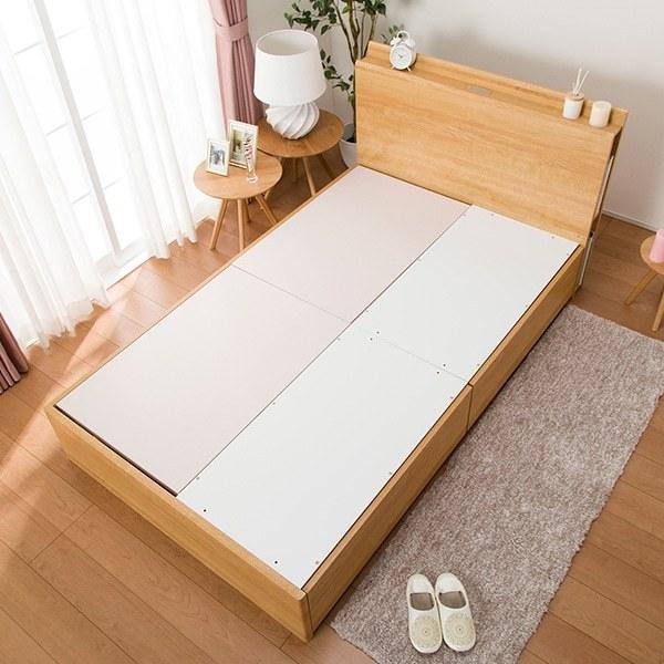 【美品】【引き取り、値下げ不可】ニトリクイーンベッドフレーム(カイト3 深型) 美品】【引き取り、値下げ不可】ニトリクイーンベッドフレーム