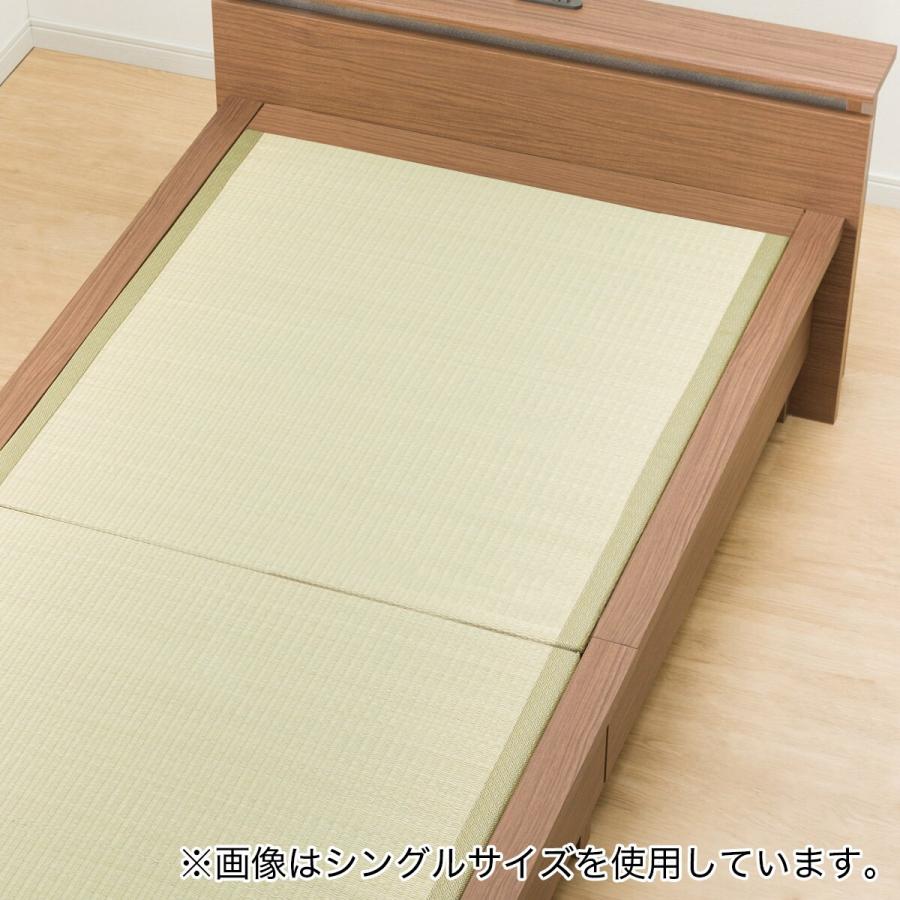 ニトリ（NITORI） セミダブル畳ベッド(シデンDH C38 MBR) : ニトリ セミダブル畳ベッド(シデンDH C38 MBR)