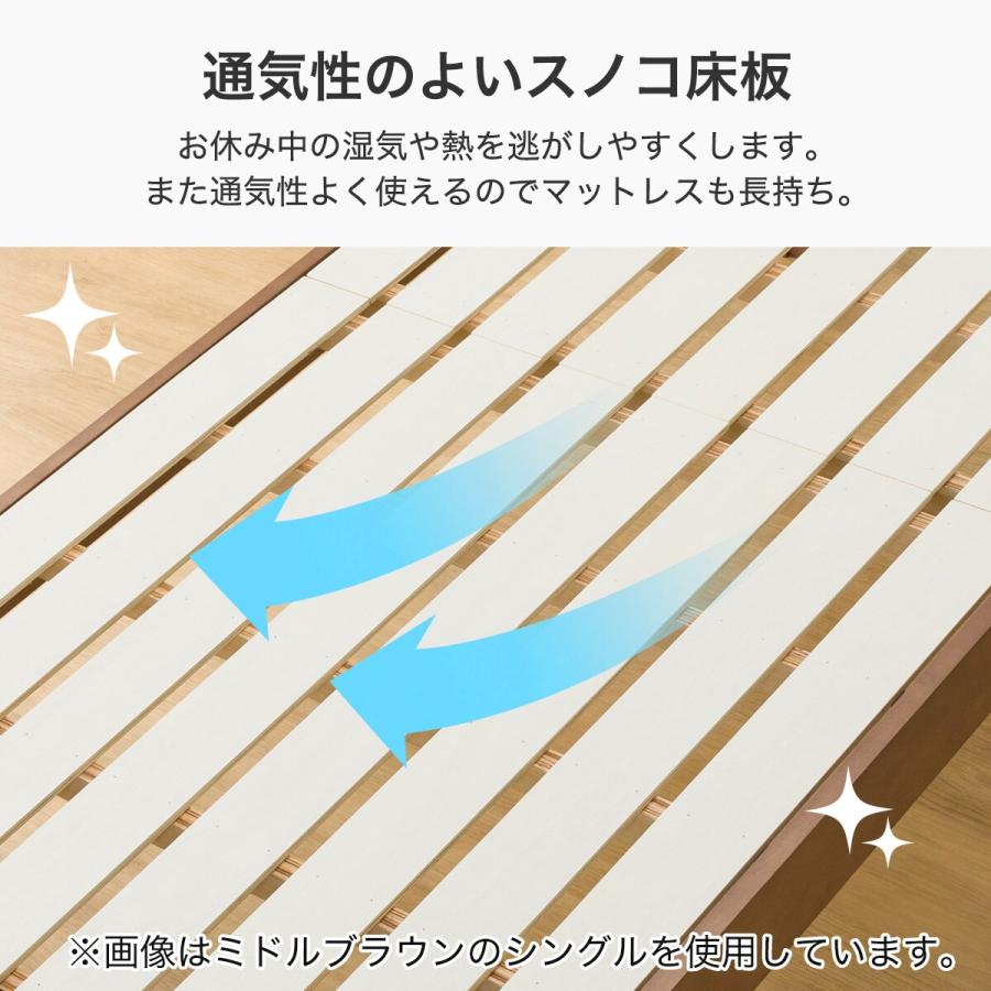 傷有りでお得！ニトリの多機能セミダブルサイズベッドフレーム✨ ニトリ ベッド セミダブルベッドフレーム(パック5 WW-S