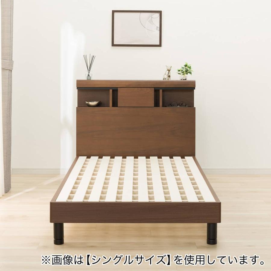 ニトリ（NITORI） すのこセミダブルベッドフレーム(MBR WP301