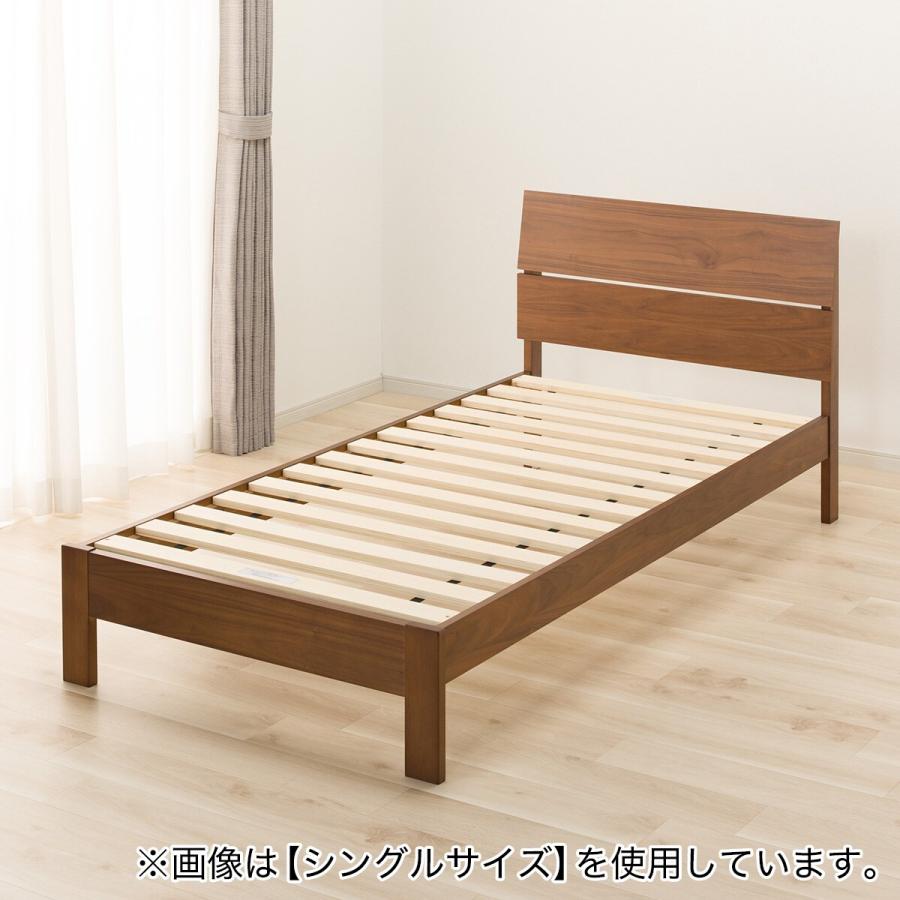 ニトリ（NITORI） ベッド すのこセミダブルベッドフレーム(BN-001 MBR