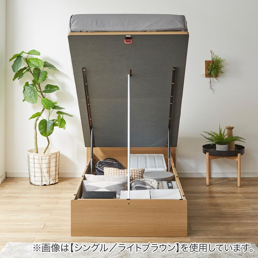 ニトリ ベッド セミダブルベッドフレーム(OP KG HL タテ 深型 ニトリ ベッド セミダブルベッドフレーム(OP KG HL タテ 深型