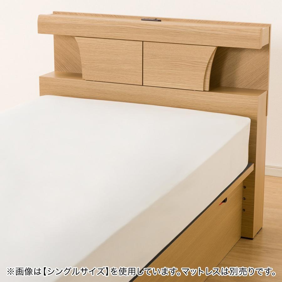 ニトリ ベッド セミダブルベッドフレーム(OP KG C ヨコ 深型 LBR ニトリ ベッド セミダブルベッドフレーム(OP KG C ヨコ 深型 LBR