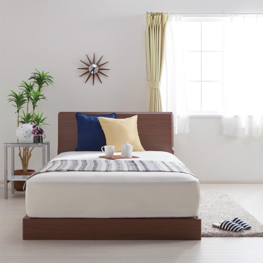 情熱セール シングルベッドフレーム メリッサ3 WH LEG LOW 床板 ニトリ