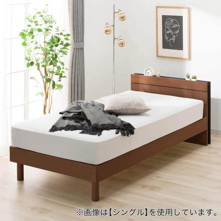 ニトリ（NITORI） すのこセミダブルベッドフレーム(MF-301 MBR