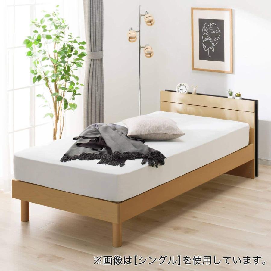 ニトリ（NITORI） すのこセミダブルベッドフレーム(MF-301 LBR