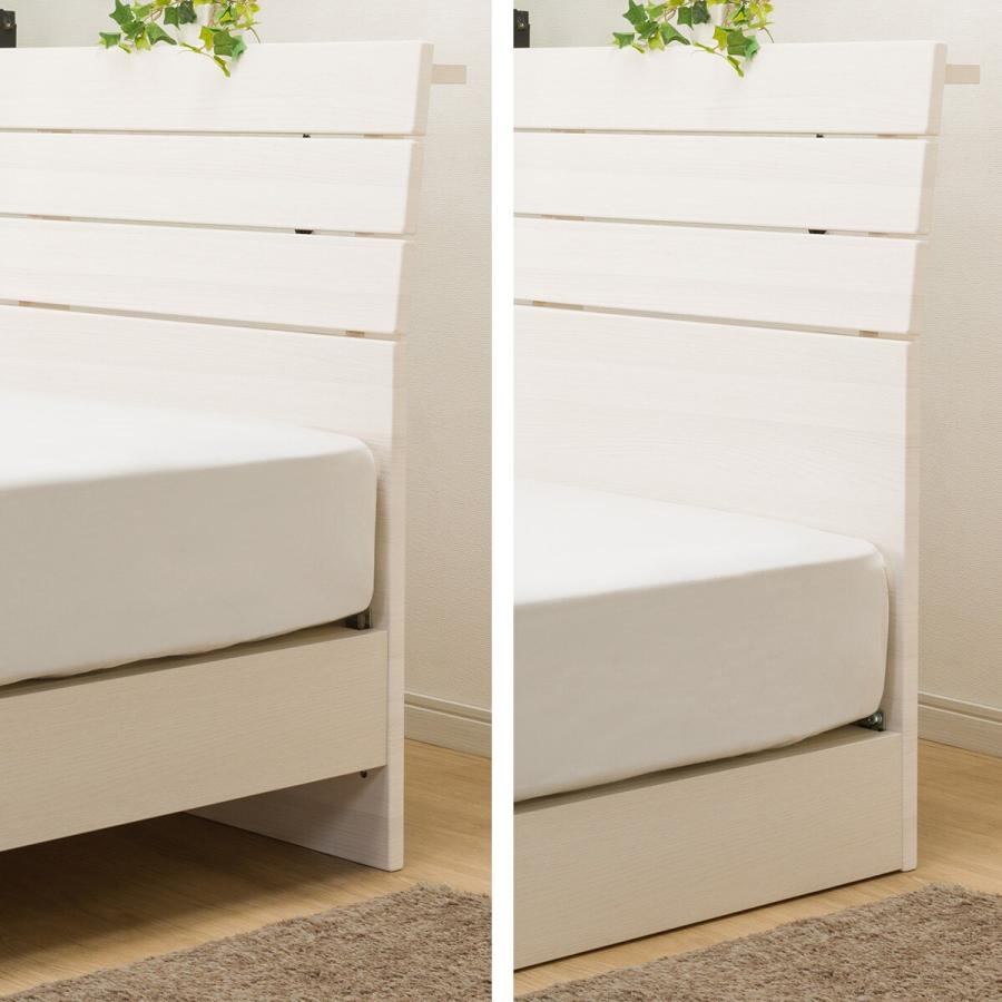 ニトリ ベッド セミダブルベッドフレーム(EB-001 WW LEG/LOW すのこ