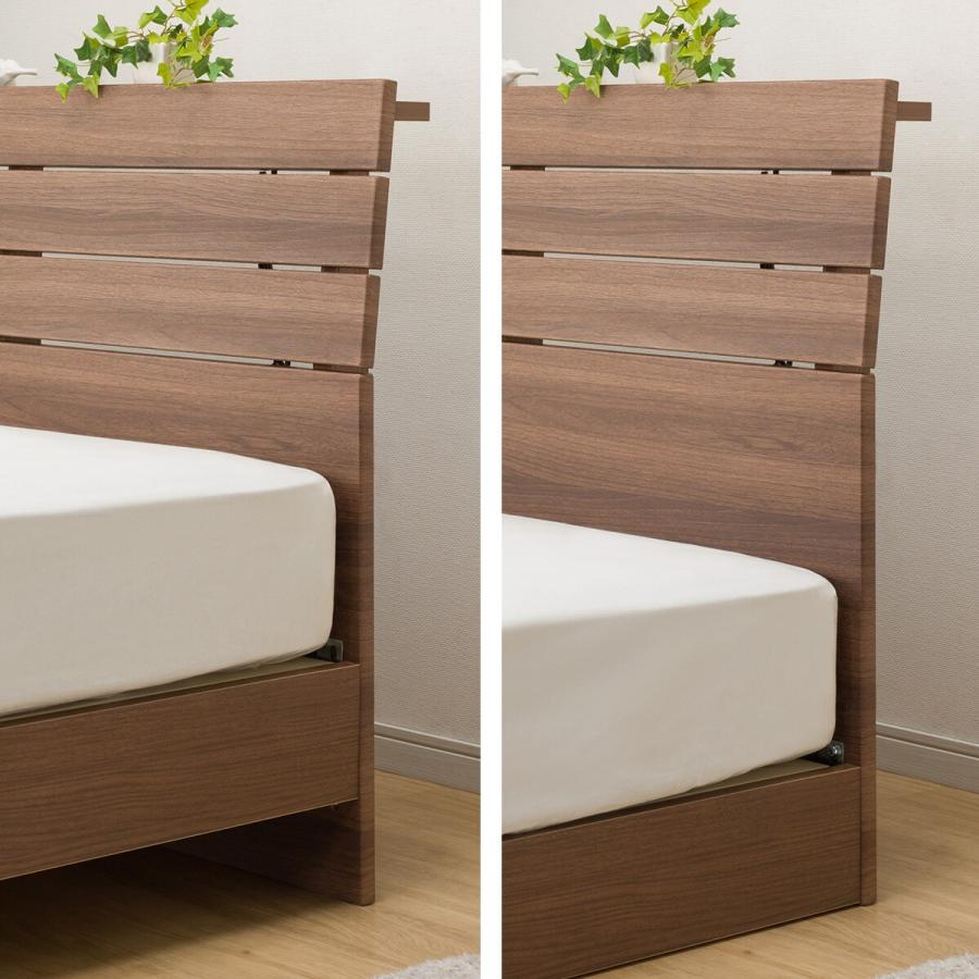 ニトリ（NITORI） ベッド セミダブルベッドフレーム(EB-001 MBR LEG