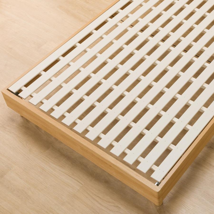 ニトリ（NITORI） ベッド セミダブルベッドフレーム(EB-002 LBR LEG