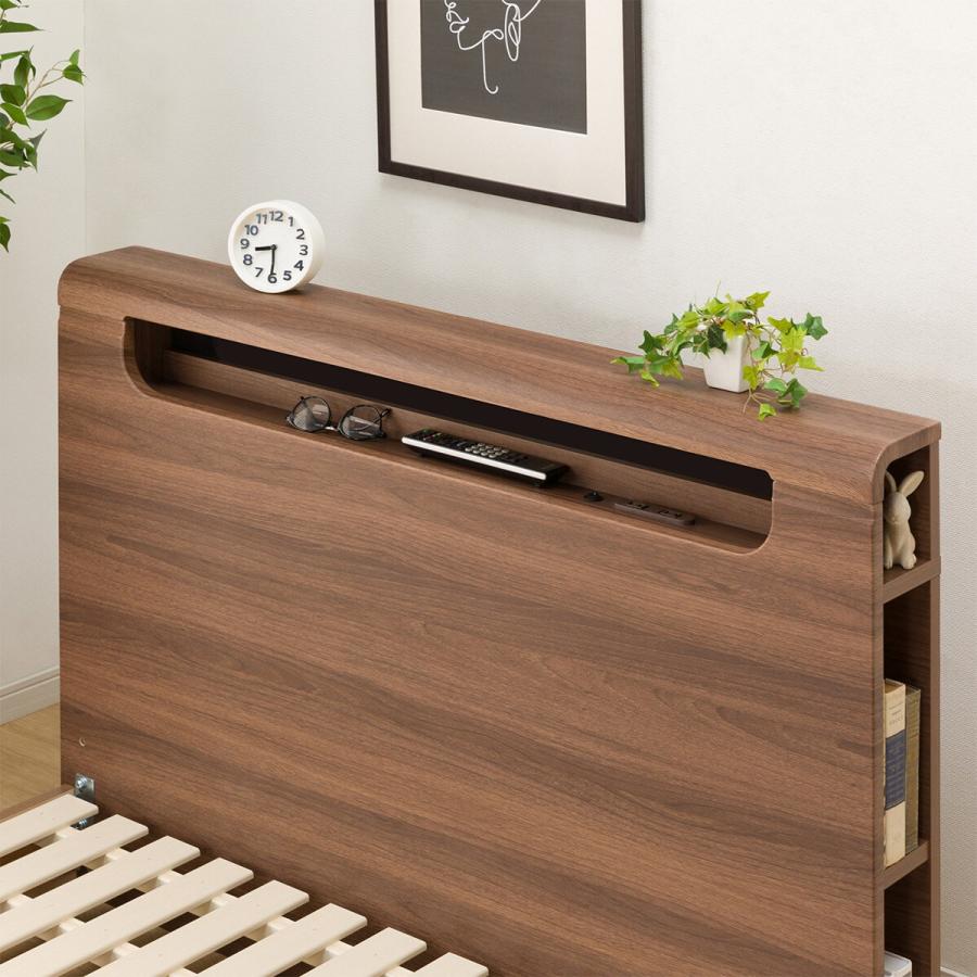 ニトリ（NITORI） ベッド セミダブルベッドフレーム(EB-003 MBR LEG